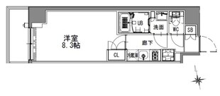 S-RESIDENCE浅草の物件間取画像